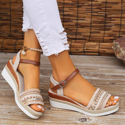 Sandalias Boho de Mujer con Diseño Abierto y Estilo Veraniego – DIXIE