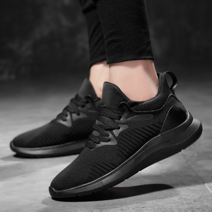 Zapatillas para mujer con suela de 8 cm negro mate – SHADOW