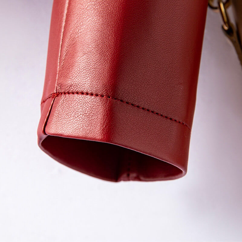 ELLENIA – Cazadora efecto piel para mujer con estilo atemporal