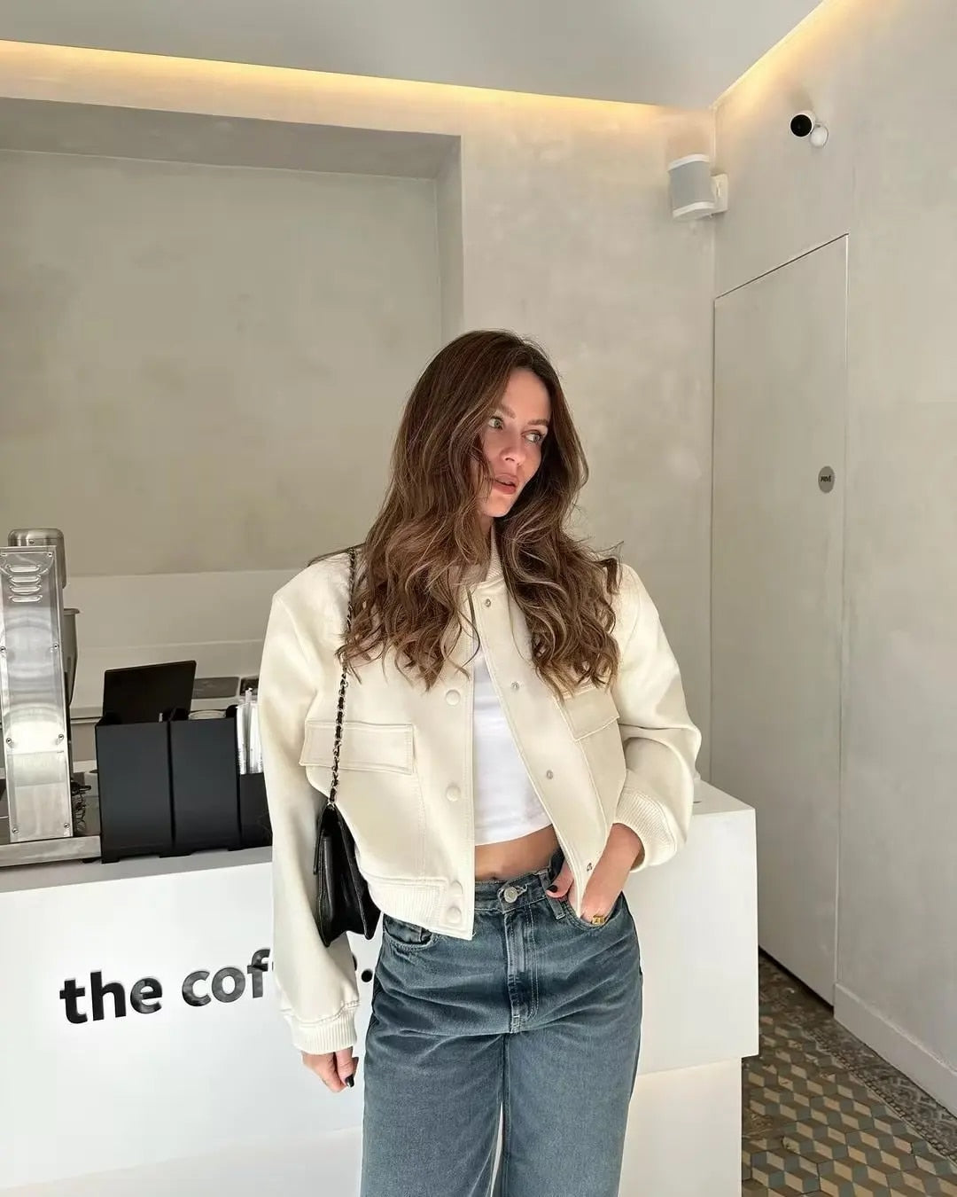 Chaqueta bomber para mujer con toque vintage – PAMELA