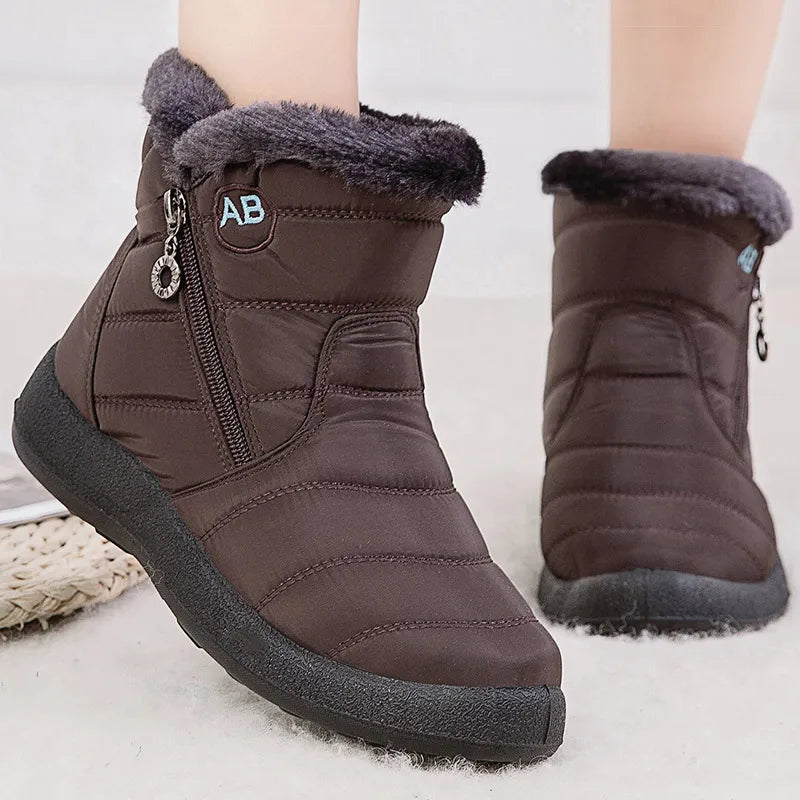 Botas de invierno antideslizantes para mujer con diseño robusto – SOPHIA