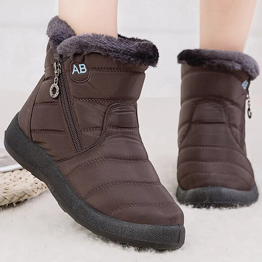 Botas de invierno antideslizantes para mujer con diseño robusto – SOPHIA