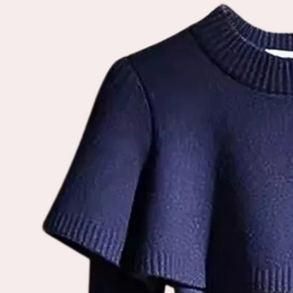 Top de punto para mujer con manga larga y ajuste cómodo – ELARA