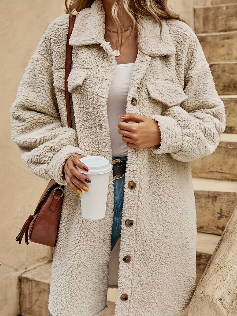 Abrigo de invierno elegante y cálido para mujer – STEPHANIE