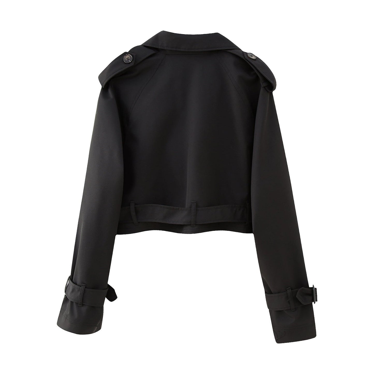 Trench corto elegante para mujer con corte entallado – STEPHANIE