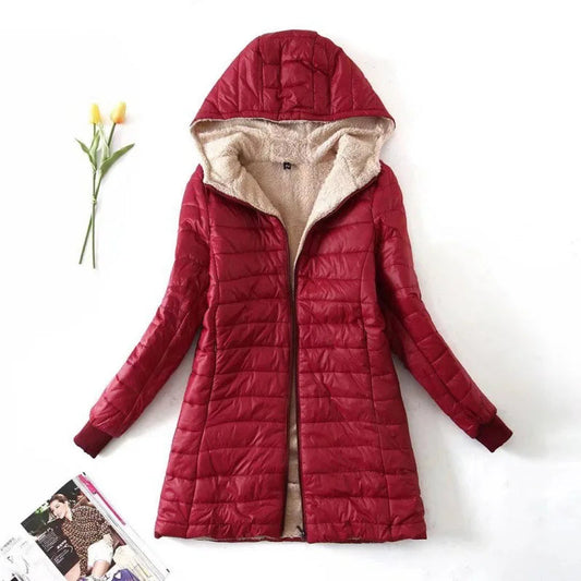 Chaqueta polar de invierno para mujer con interior cálido – STEPHANIE