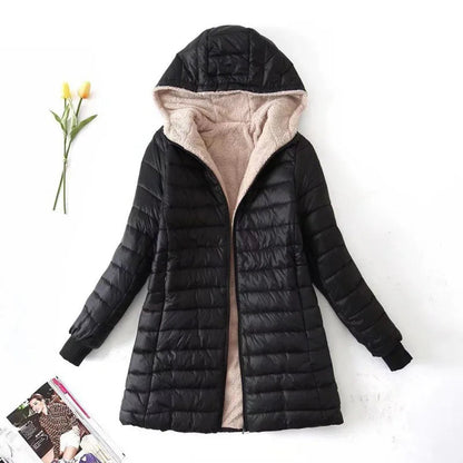 Chaqueta polar de invierno para mujer con interior cálido – STEPHANIE