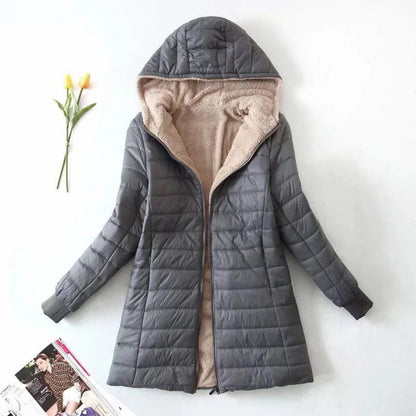 Chaqueta polar de invierno para mujer con interior cálido – STEPHANIE