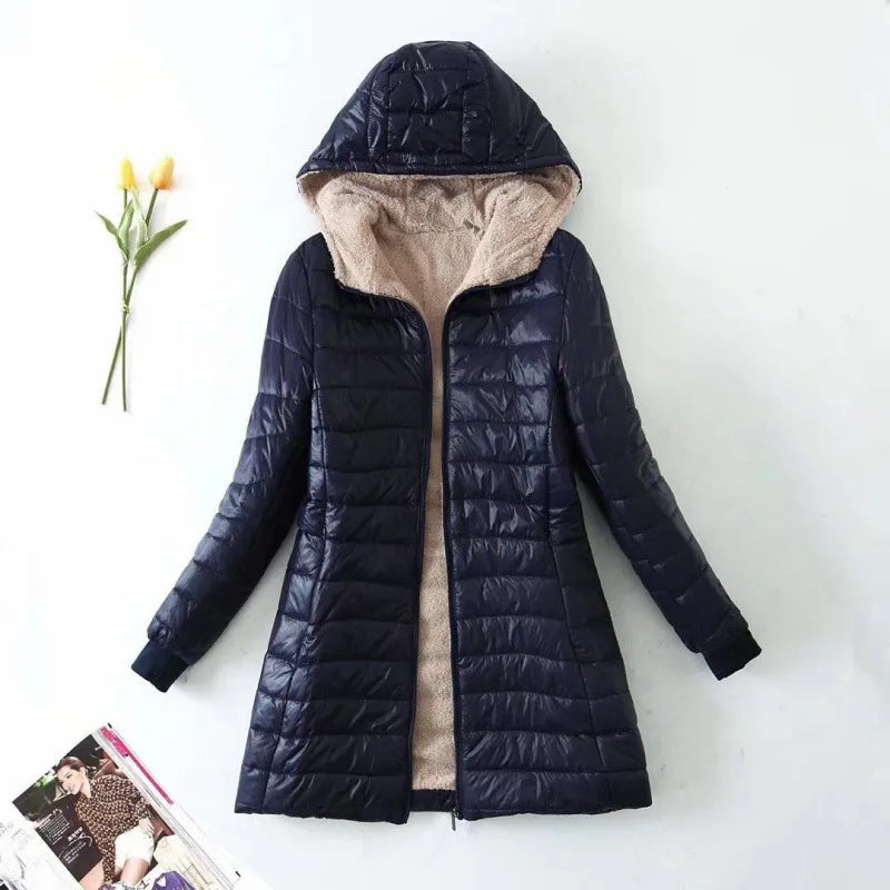 Chaqueta polar de invierno para mujer con interior cálido – STEPHANIE