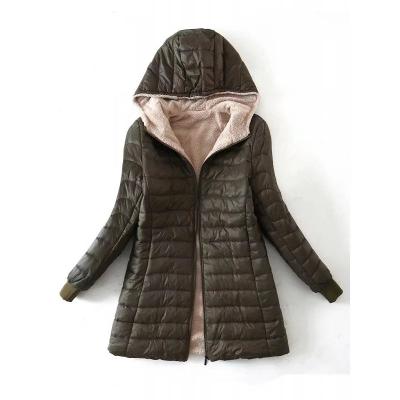 Chaqueta polar de invierno para mujer con interior cálido – STEPHANIE