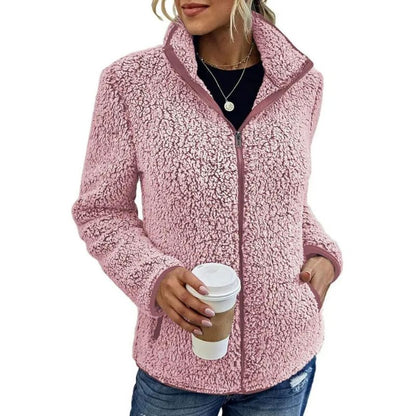 TRYNE - Chaqueta de forro polar para mujeres para el invierno