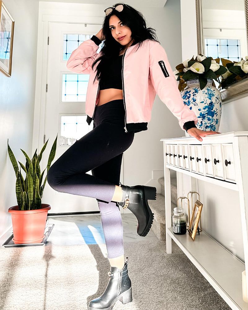 Cazadora bomber de mujer transpirable con corte relajado – TIZIANA