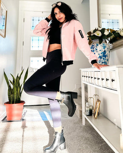 Cazadora bomber de mujer transpirable con corte relajado – TIZIANA