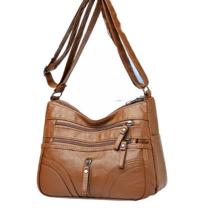 Bolso bandolera de mujer con bolsillos y cremallera – SADIE