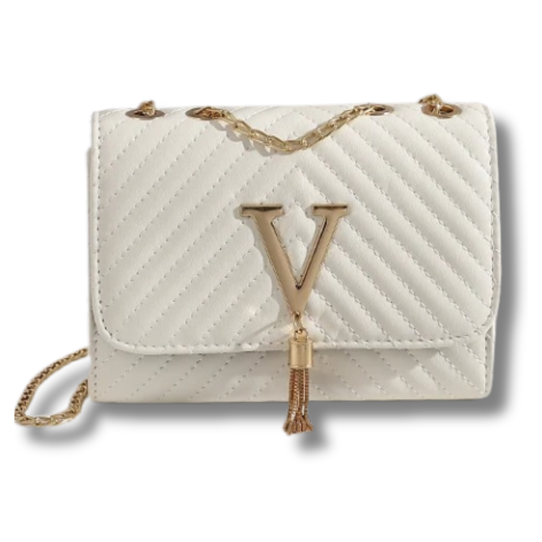 Bolso de mano con borla decorativa y diseño moderno – GLAMIRA