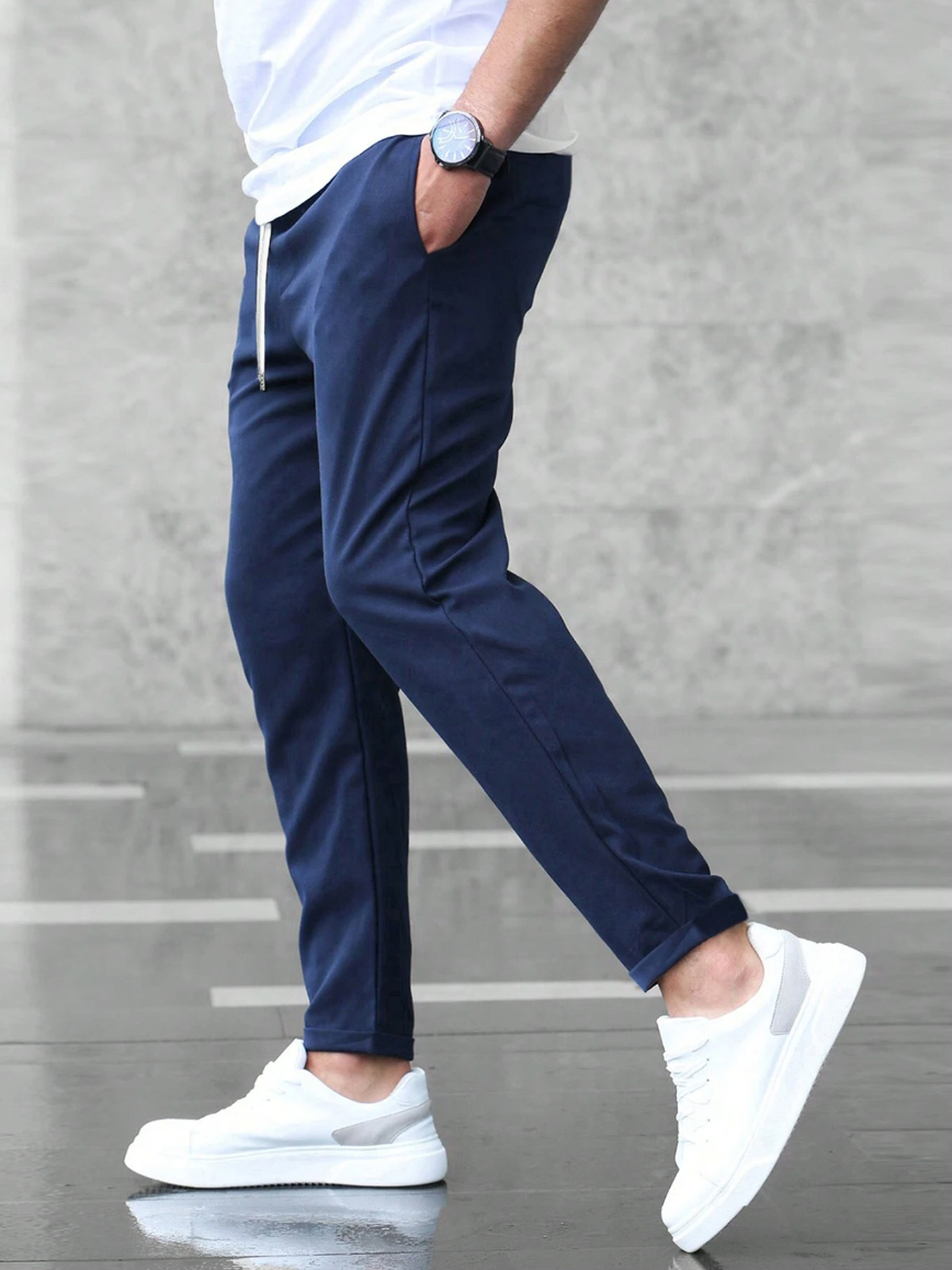 Pantalón para hombre con tejido elástico cómodo – DOUWE