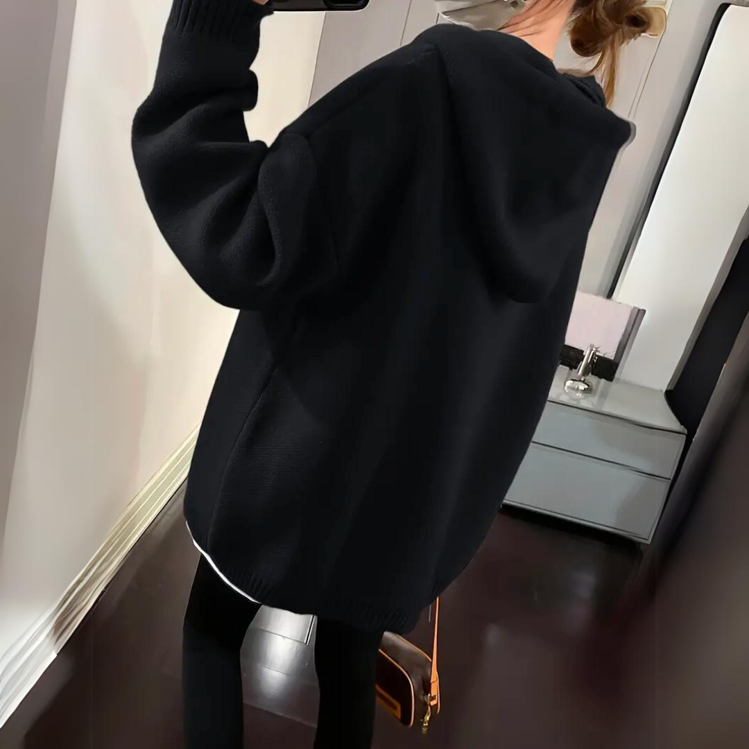 Sudadera oversize elegante con capucha para mujer – VANESSA