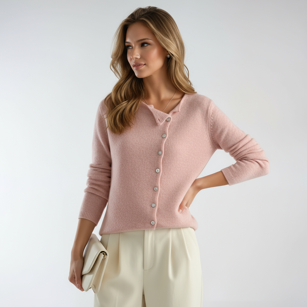 EVANZA – Cárdigan de mujer con botones y diseño suave y versátil