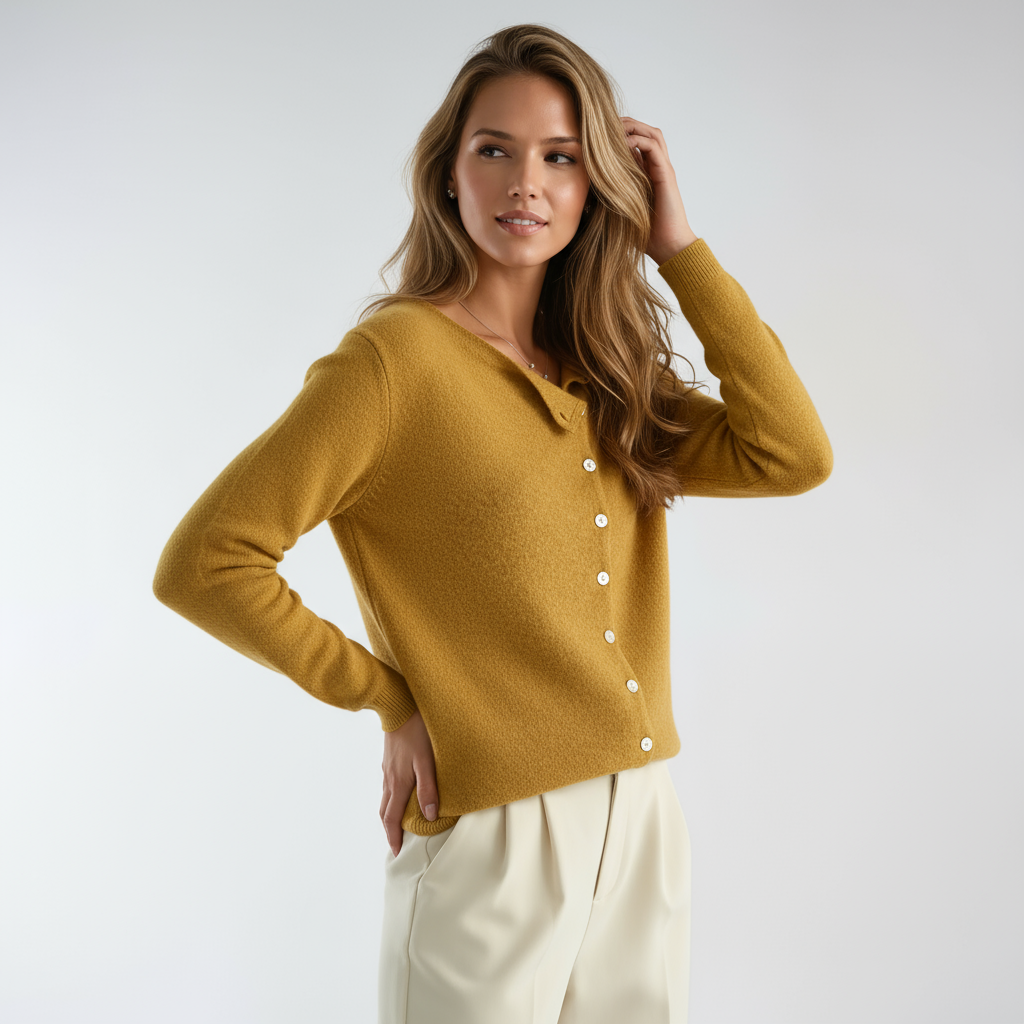 EVANZA – Cárdigan de mujer con botones y diseño suave y versátil