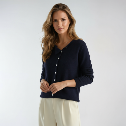 EVANZA – Cárdigan de mujer con botones y diseño suave y versátil