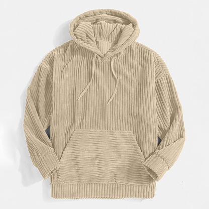 NOAH - Sudadera vintage de pana con capucha para hombre