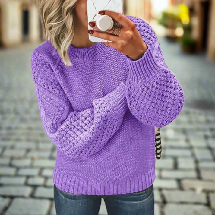 SEVERINA – Suéter casual de punto para mujer