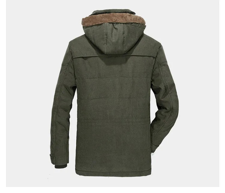 Chaqueta de invierno para hombre con forro cálido y capucha – JACKOR