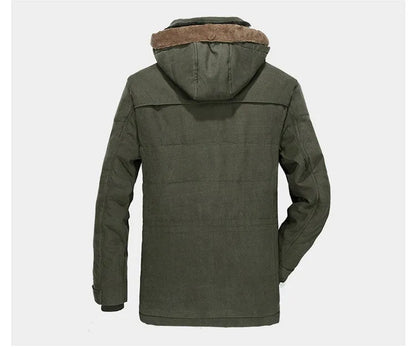 Chaqueta de invierno para hombre con forro cálido y capucha – JACKOR