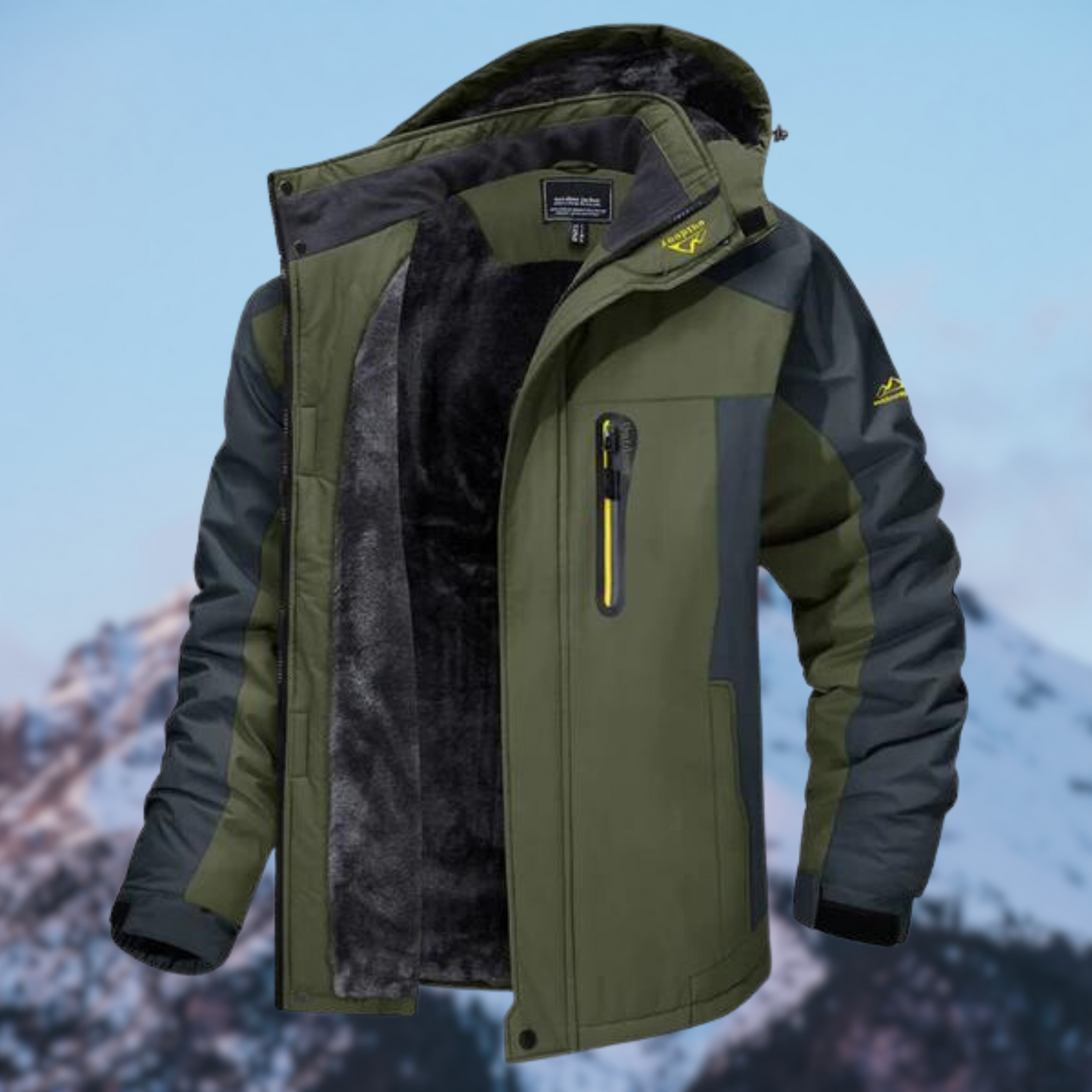Chaqueta impermeable de invierno para hombre con forro cálido – DARMONT