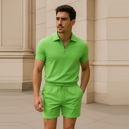 Conjunto casual de verano para hombre: camiseta + pantalón corto – AEROSET URBAN