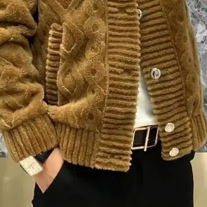 HUGO - Cárdigan grueso y cómodo para hombre