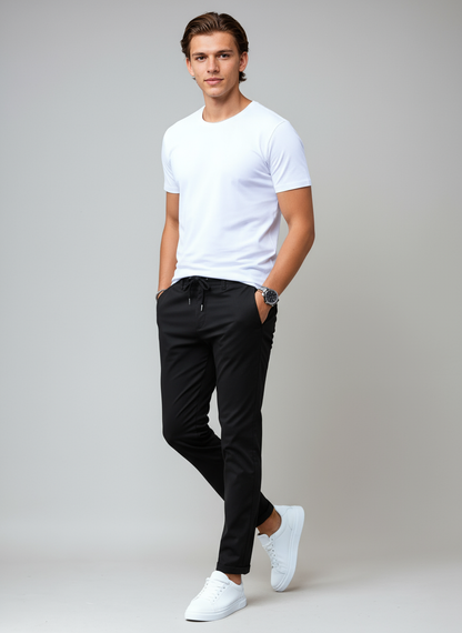 DANTERO – Pantalón chino slim fit para hombre con estilo elegante y versátil