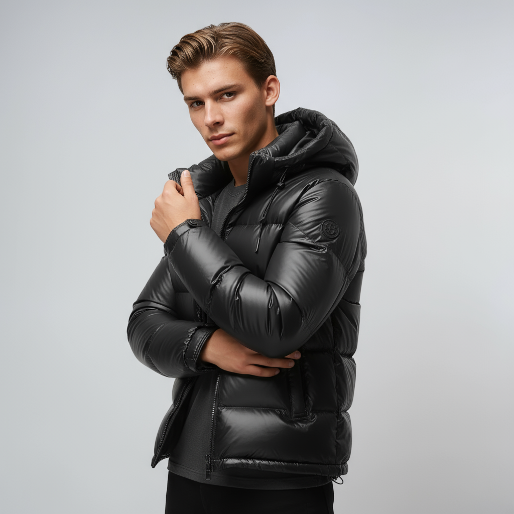 ORLANDO – Abrigo de invierno para hombre con forro cálido y capucha