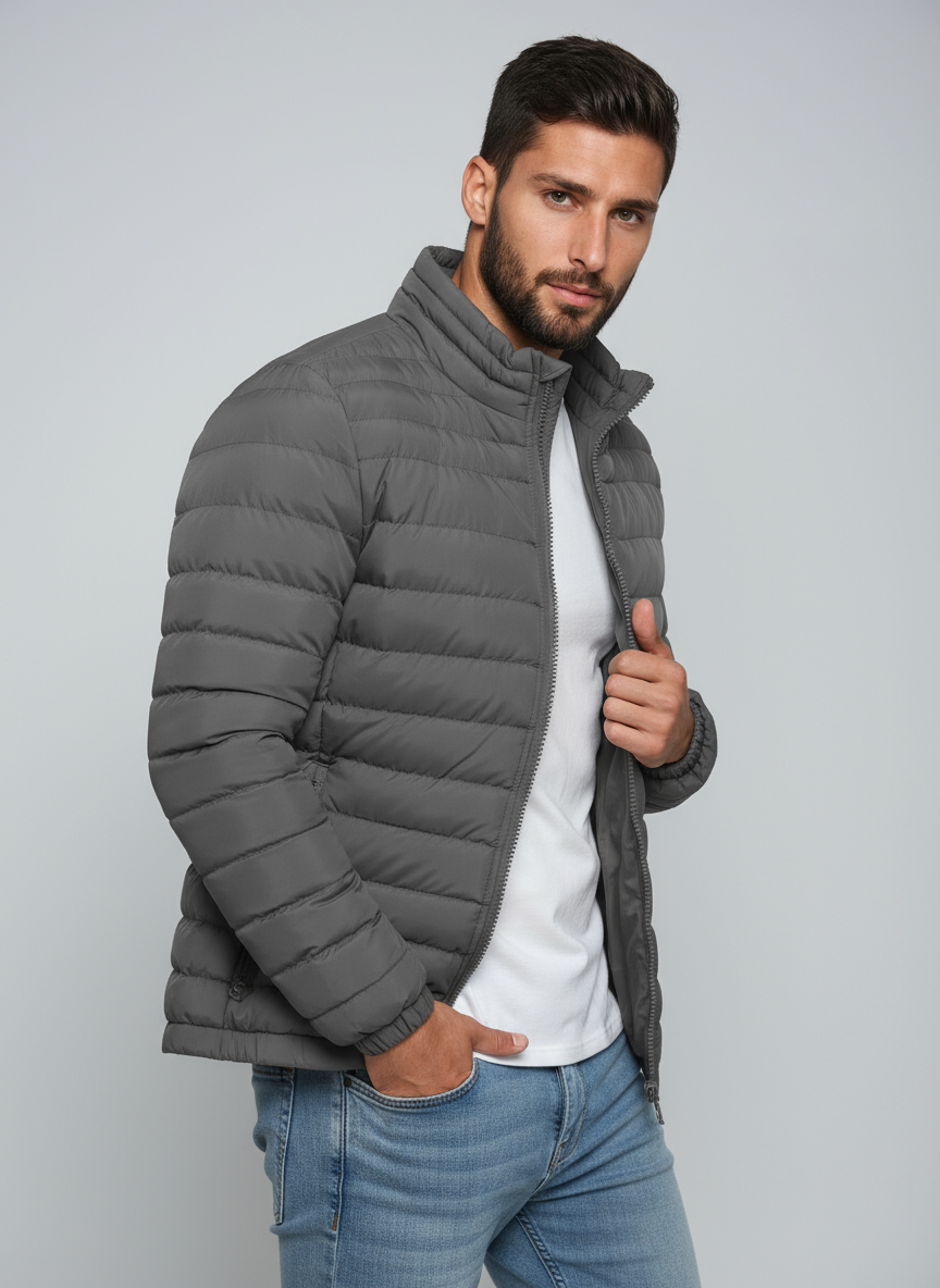 RANDOR – Puffer acolchado para hombre con diseño moderno y protección térmica