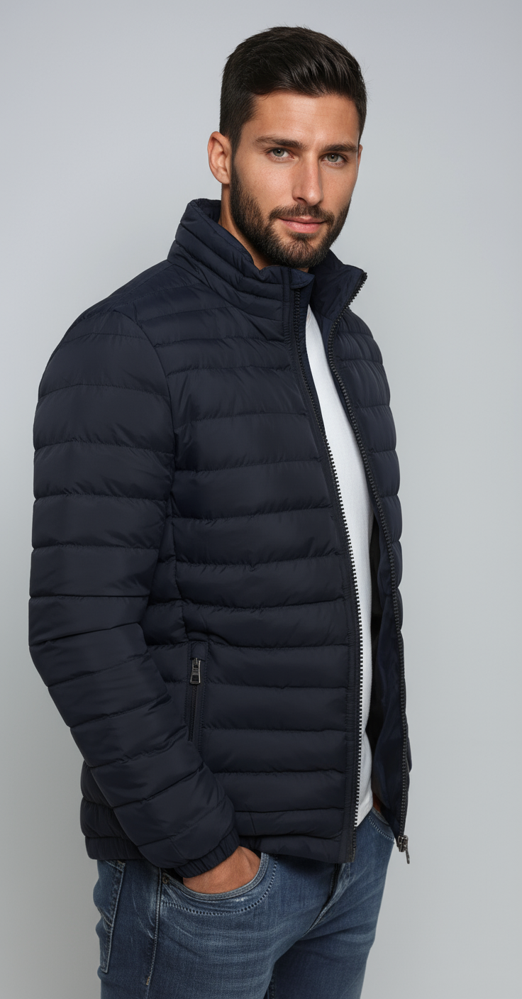 RANDOR – Puffer acolchado para hombre con diseño moderno y protección térmica