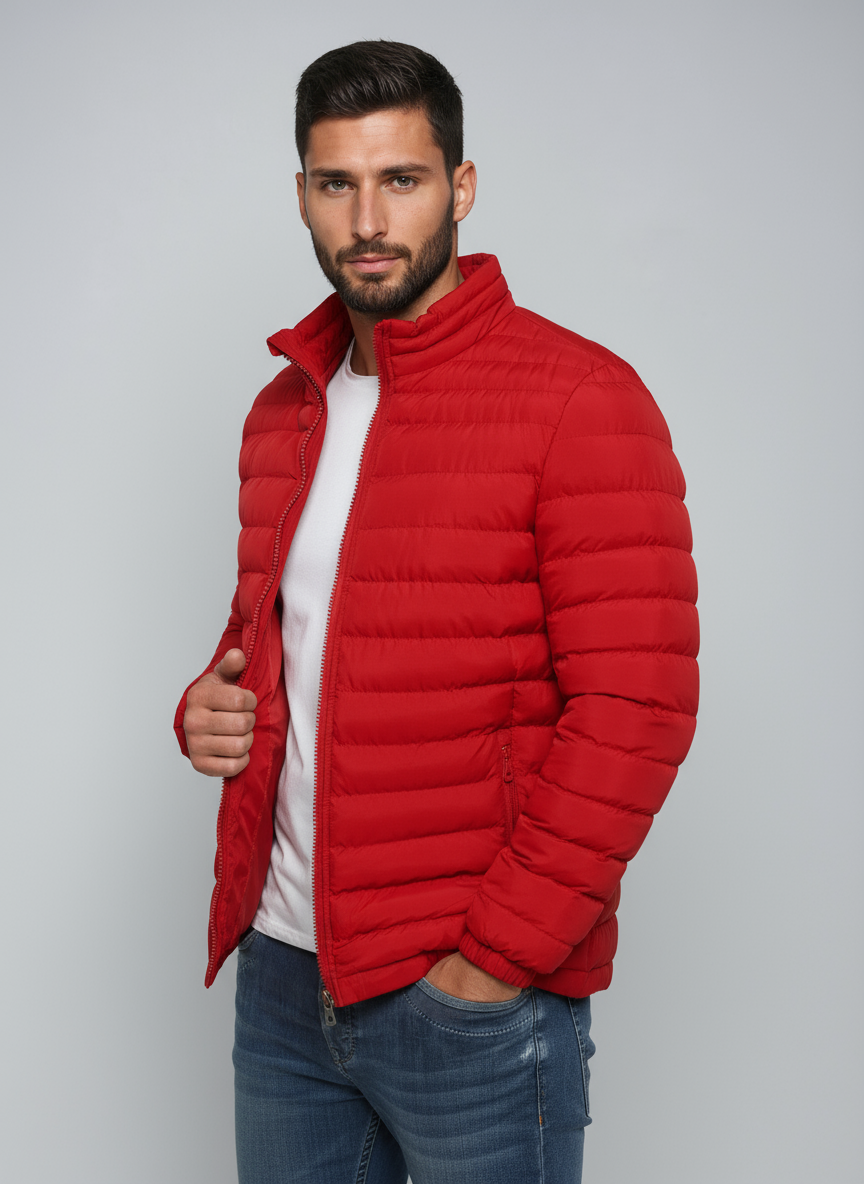 RANDOR – Puffer acolchado para hombre con diseño moderno y protección térmica