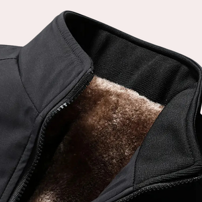 HUGO - Chaqueta para hombre con cremallera y forro polar