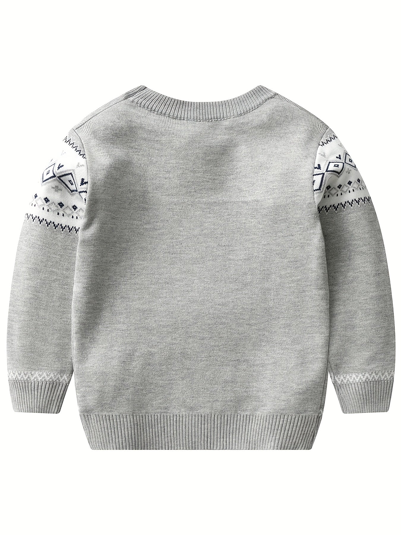 LARS - Jersey casual de punto con bloques de color para niño