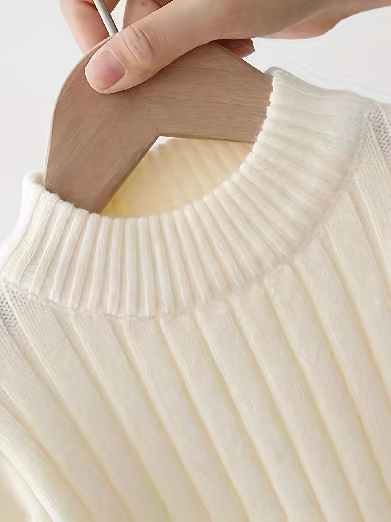 FELICIA - Jersey casual de cuello alto para niñas