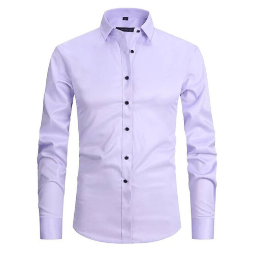 Camisa elástica sin arrugas para hombre – Alvenzo