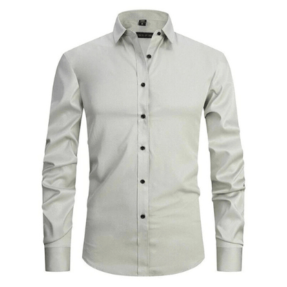 Camisa elástica sin arrugas para hombre – Alvenzo