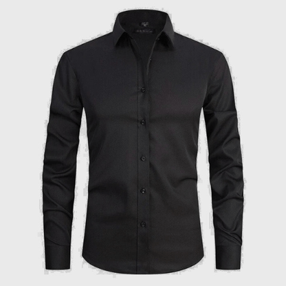 Camisa elástica sin arrugas para hombre – Alvenzo