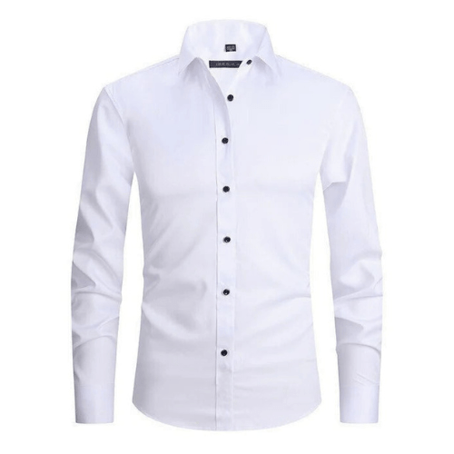 Camisa elástica sin arrugas para hombre – Alvenzo
