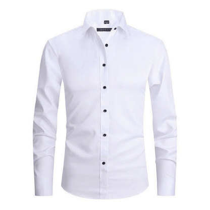 Camisa elástica sin arrugas para hombre – Alvenzo