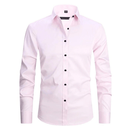 Camisa elástica sin arrugas para hombre – Alvenzo