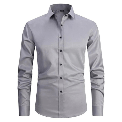 Camisa elástica sin arrugas para hombre – Alvenzo