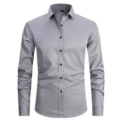 Camisa elástica sin arrugas para hombre – Alvenzo