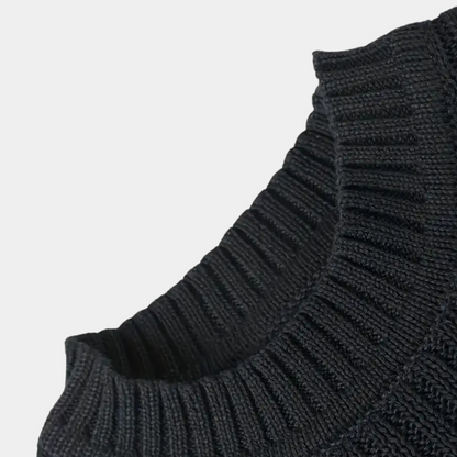 BRUNO - Jersey de punto trenzado para hombre