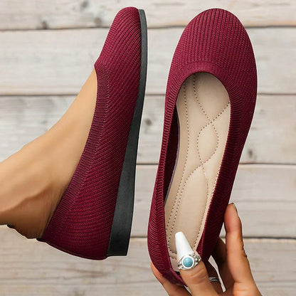 Zapatos bailarinas transpirables con suela antideslizante para mujer – ELVY PARIS