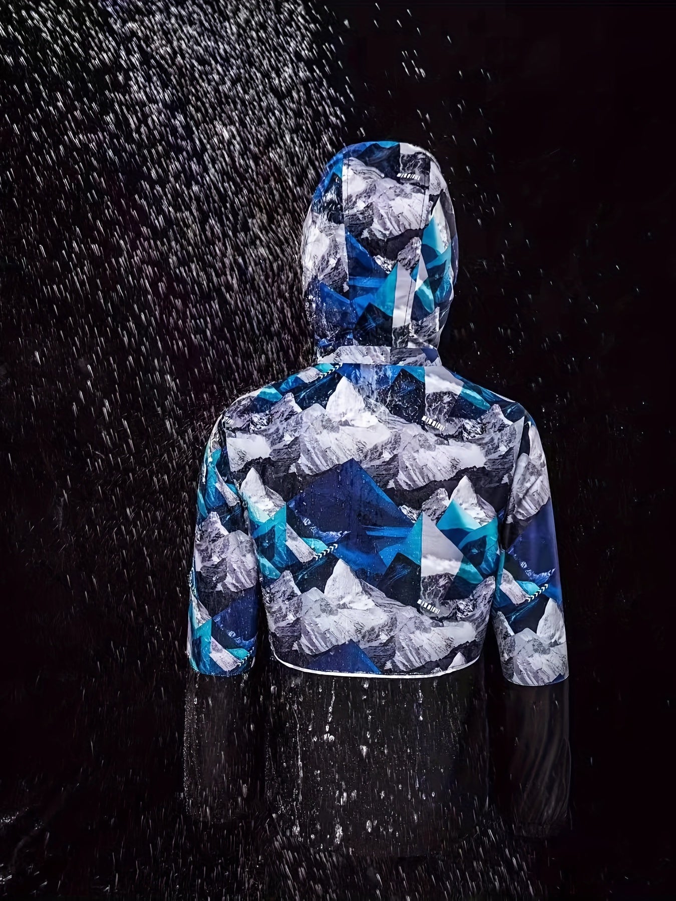 MILO - Abrigo impermeable para niños con capucha desmontable